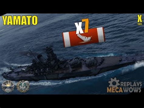 Yamato Kills K Damage World Of Warships Gameplay Youtube