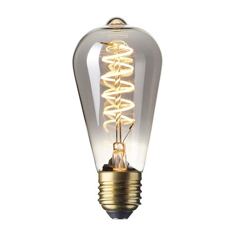 Calex Led E27 4w Rustiek 14 Cm Flex Filament Lichtbron Edison Bollen