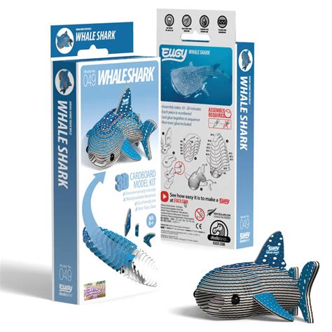 Buy Eugy Whale Shark 3d Cardboard Model At Mighty Ape Nz