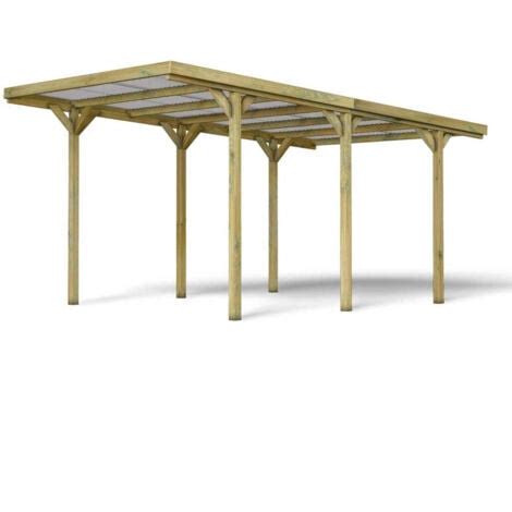 Carport Voiture En Bois Trait M Victor