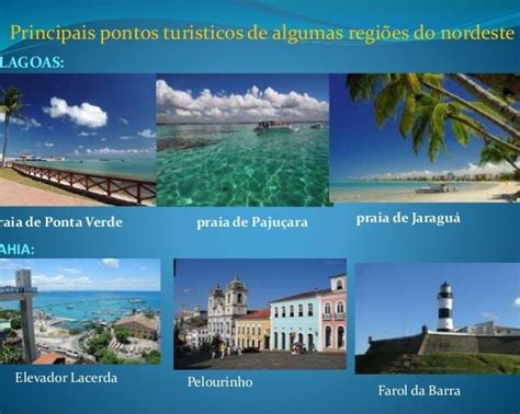 Pontos Turísticos do Nordeste Tourism Guide to the Brazilian Northeast