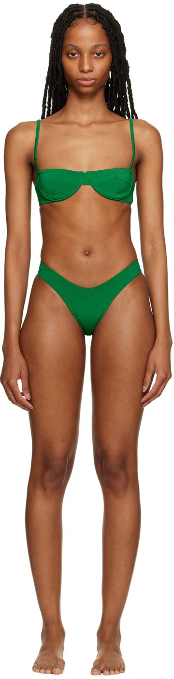 Bikini Vintage Leila Vert Haight En Solde