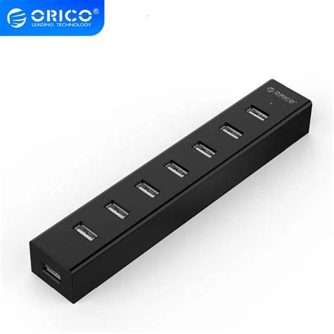 ORICO 7 Puertos HUB USB 2 0 SuperSpeed Con 30cm Cable De Datos Para