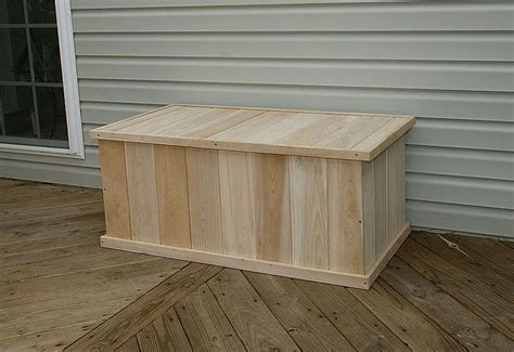 Deck Storage Box Plans Free Deck Box Plans Building Diy Wooden