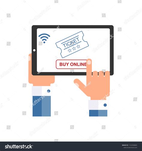 Buy Tickets Online Stock Vector (Royalty Free) 1132390805 | Shutterstock
