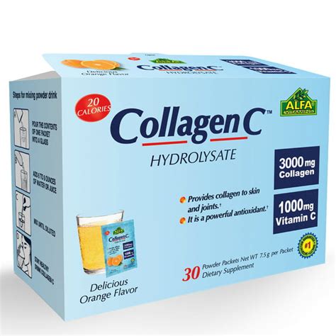 Collagen C® Hydrolysate With Vitamin C Powder Supplement Skin Hair