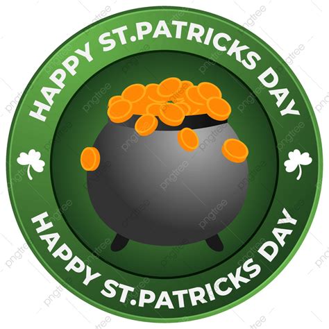 Saint Patricks Day Vector Png Images Patricks Day Logo Png Design With