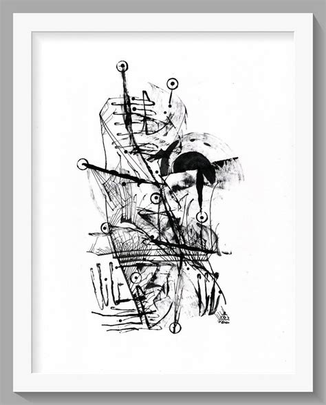 Bound Abstract Acrylic Sumi ink painting Painting by Isidro Olguin ...