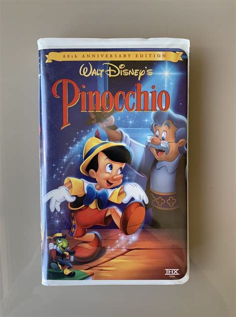 Walt Disney S PINOCCHIO 60th Anniversary Edition VHS 18679 With