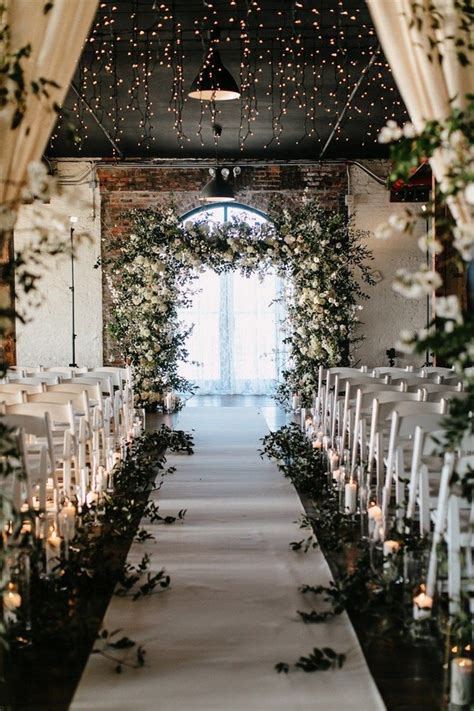 Top 20 Rustic Indoor Wedding Arches And Aisle Ideas For Ceremony