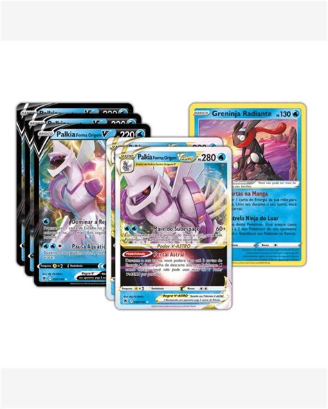 Riachuelo Pokémon Deck Batalha De Liga Palkia V Astro Copag 32794