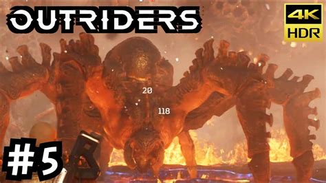 Outriders Part 5 Molten Acari 4K 60FPS YouTube