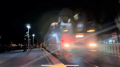 Sub Special High Speed Amtrak Screams Through Carlsbad Village