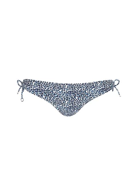 HOT STUFF Damen Bikini Triangel Leo Blau