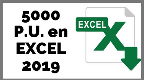 Análisis De Precios Unitarios 5000 Matrices En Excel YouTube