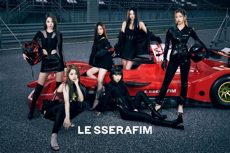 LE SSERAFIM Fearless Teaser Photos 1 Black Petrol Ver HD HQ K