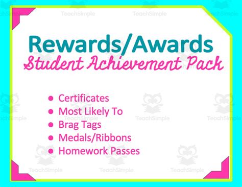 Editable Awards and Certificates by Teach Simple