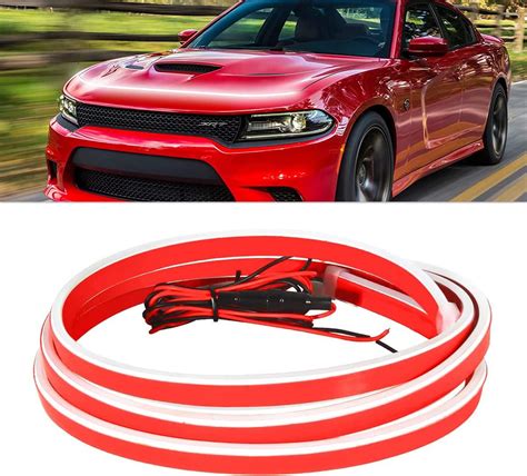 Amazon Jinrui T Car Hood Light Strip White Inches Exterior Car