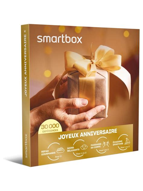 Smartbox Coffret Cadeau Joyeux Anniversaire Multi Th Mes N A