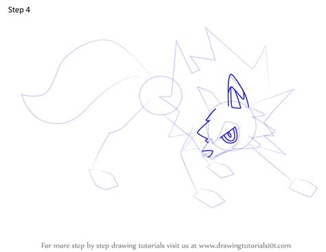 Step By Step How To Draw Lycanroc Dusk Form From Pokemon