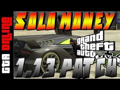 WORKING AGAIN GTA 5 Online SOLO UNLIMITED MONEY GLITCH AFTER PATCH