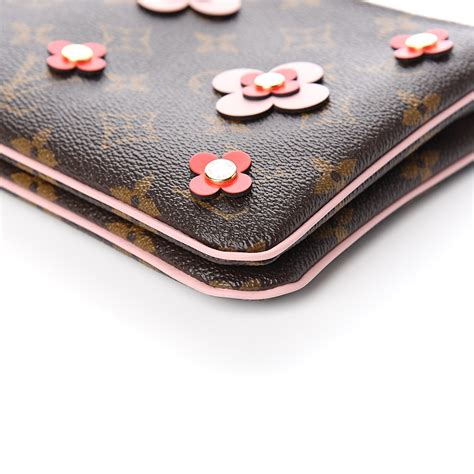 LOUIS VUITTON Monogram Blooming Flowers Double Zip Pochette 514815