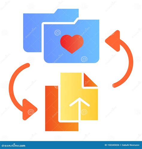 Favorites Folder Line Icon. Add Files To Folder Vector Illustration
