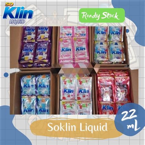 Jual So Klin Cair So Klin Liquid Deterjen Renceng Ml Isi Pcs