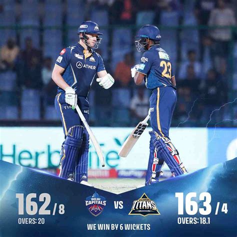 Delhi Capitals Vs Gujarat Titans Match Highlights And Scorecard Ipl