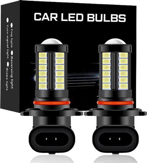 Yonput Pcs Led Fog Lights Bulb K Xenon White Lumens