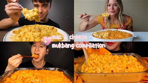 Mac Cheese Mukbang Compilation Youtube