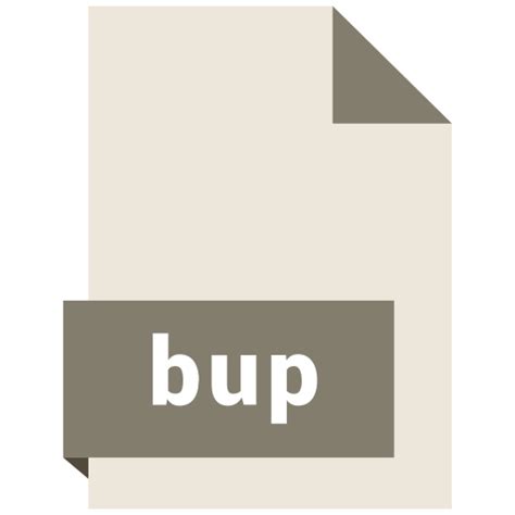 Bup, file, format icon - Free download on Iconfinder