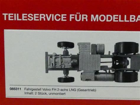 Modellspielwaren Reinhardt 1 87 Herpa Fahrgestell Volvo FH 2 Achs 4x2