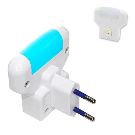 FISHTEC Lot de 2 Veilleuses Douces à LED Bleu Lampe Nuit