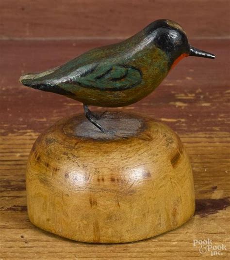 Joseph Moyer Berks County Pa 1946 Carved And Painted Bird Signed On