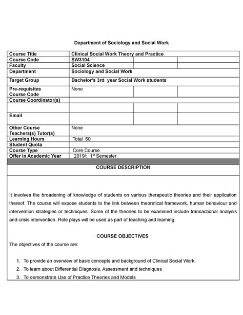 Theory And Practice In Clinical Social Work