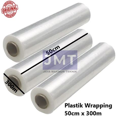 Jual Stretch Film Bening Cm X M Plastik Wrap Wrapp Wrapping