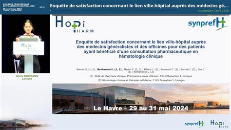 Enqu Te De Satisfaction Concernant Le Lien Ville H Pital Aupr S Des