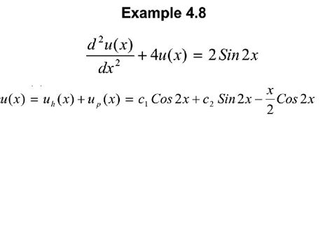 Chapter 8 Solving Second Order Differential Equations Numerically