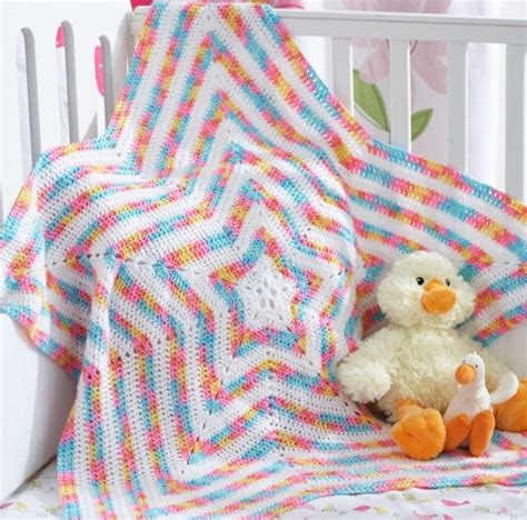 Star Blanket Easy Crochet DK/8 Ply Yarn Size: 38 - Etsy