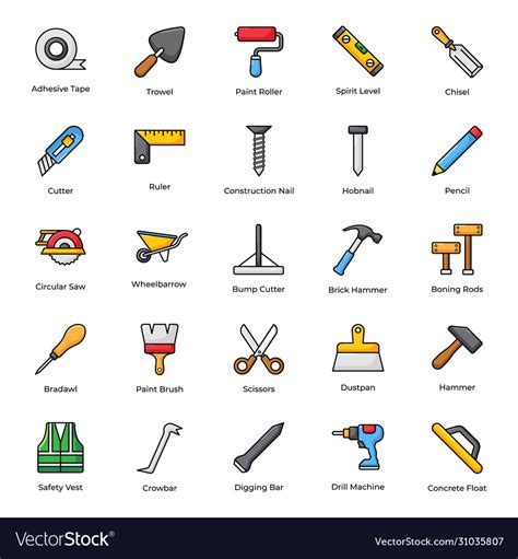 Building Tools Names