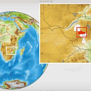 Map showing the Physical location of Kwekwe District. District (source ...