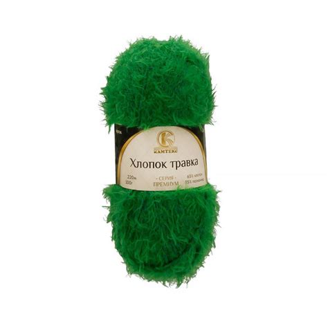 Пряжа Камтекс КТ _Хлопок травка 65% хлопок, 35% полиамид 100 г 220 м ...