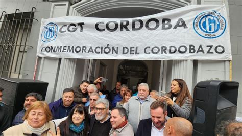 Con Actos Y Homenajes Recordaron Los A Os Del Cordobazo