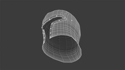 Medieval Helmet 03 - 3D Model by frezzy