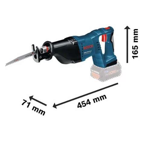 Scie Sabre V Gsa V Li Professional Sans Batterie Ni Chargeur