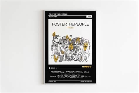 Foster the People Torches Album Poster / Album Cover Poster / Music ...