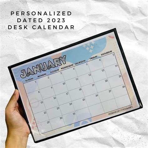 2024 DESK CALENDAR A4 | With Sleeve | Lazada PH