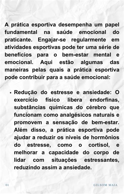 A importância da prática esportiva isolada e associada a psicologia do