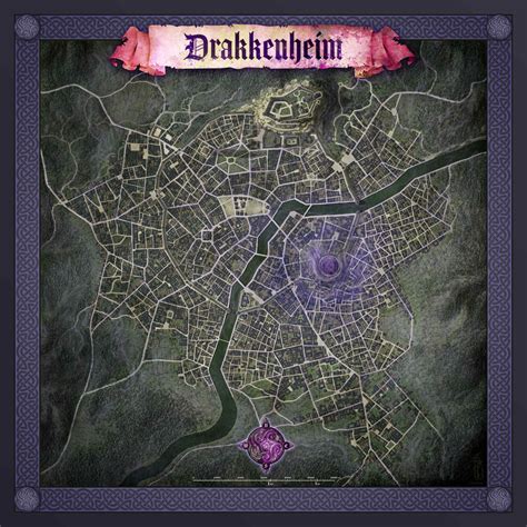 Drakkenheim Player Map In Fractum World Anvil